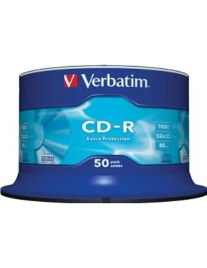 Tarrina 50 cd-r verbatim 52x.700mb.80
