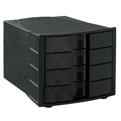Modulo organizador 4 cajones impuls Han negro