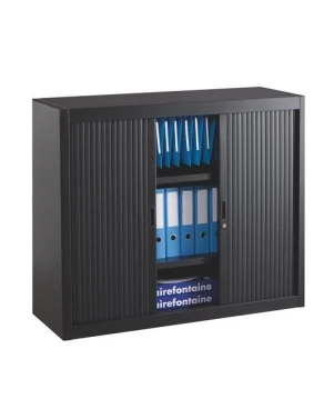 Armario desmontable cierre de persiana  100x120 negro