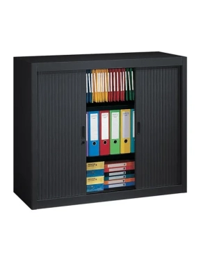 Armario metalico persiana desmontable 100x100 negro