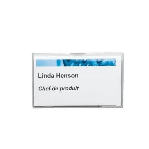 Pack 25 identificadores Click fold pinza 54 x 90