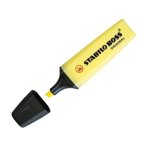 Marcador Stabilo Boss amarillo