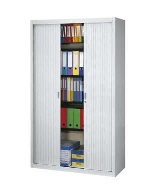 Armario metalico persiana desmontable 200x100 gris claro