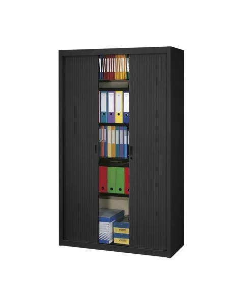 Armario metalico persiana desmontable 200x100 negro