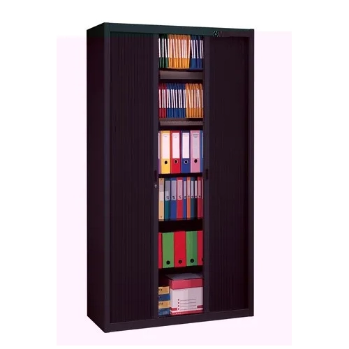 Armario metalico persiana desmontable 220x120 negro