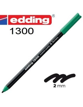 Rotulador stylo fibra 1300 Edding verde