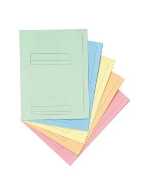 50 subcarpetas Fast  A4 2 solapas colores surtidos pastel