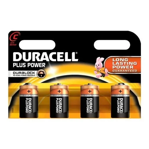 Pilas alcalinas Duracel Plus C - LR14