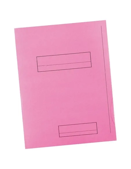 50 subcarpetas Fast  A4 2 solapas rosa pastel