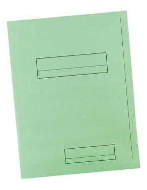 50 subcarpetas Fast  A4 2 solapas verde pastel