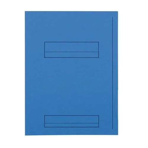 50 subcarpetas 2 solapas A4 Fast  220 g azul intenso