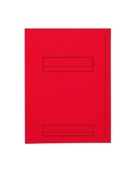 50 subcarpetas 2 solapas A4 Fast  220 g rojo intenso