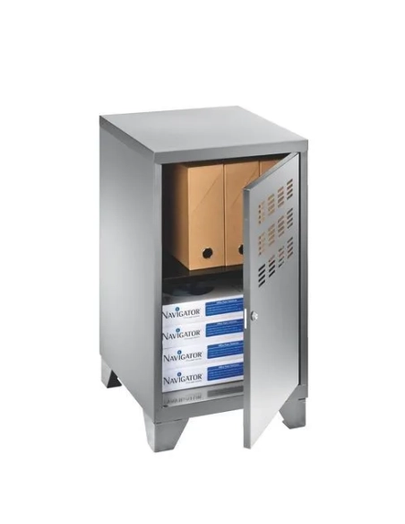 Taquilla metalica pequeña 74x40x40 cm alumnio