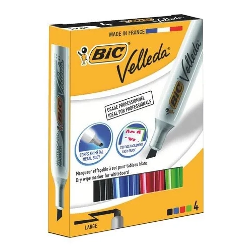 Estuche 4 rotuladores Bic Velleda 1781