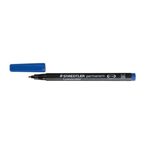 Rotulador permanente Staedtler Lumocolor 0,8mm azul