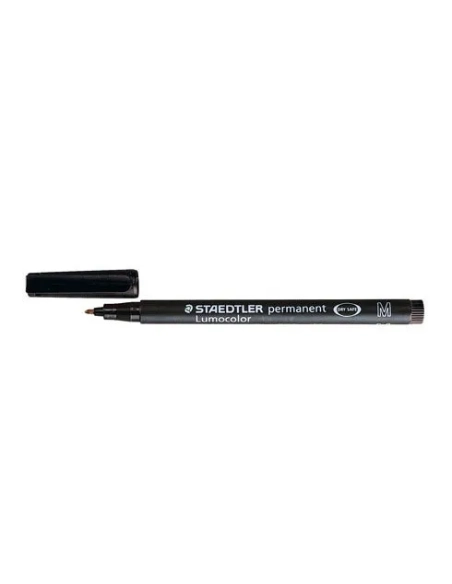 Rotulador permanente Staedtler Lumocolor 0,6mm negro