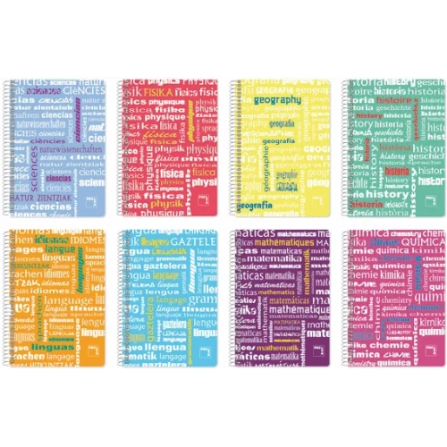 Cuaderno espiral  signaturas Pacsa