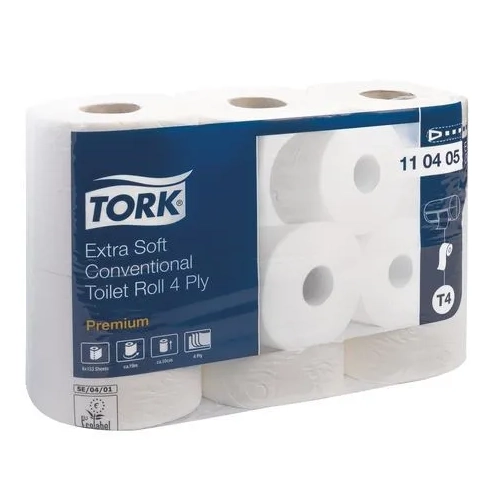 42 rollos papel higienico Tork Extra suave 4 capas