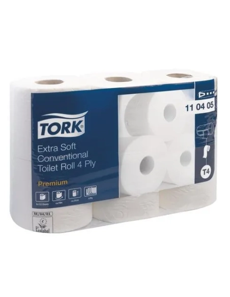 42 rollos papel higienico Tork Extra suave 4 capas