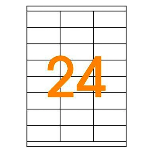 Caja 200 hojas etiquetas laser 70x36 jmb