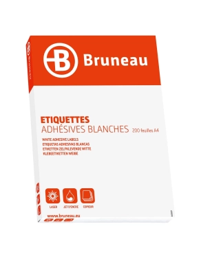 Caja 200 hojas etiquetas laser 99,1x38,1 jmb