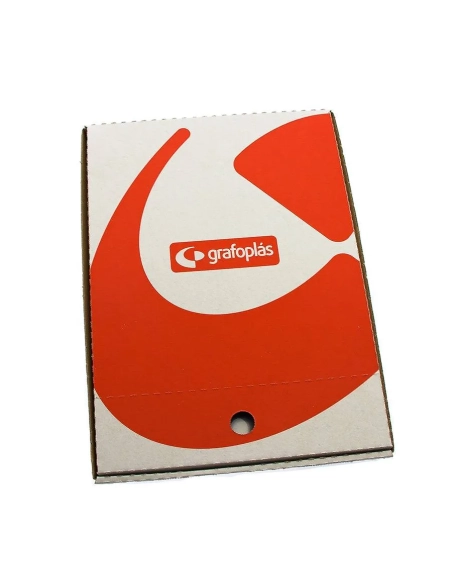 Caja de 100 fundas multitaladro extra grafoplas folio