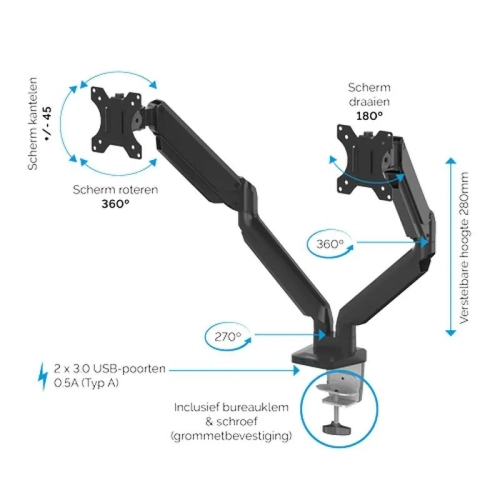 Brazo monitor fellowes