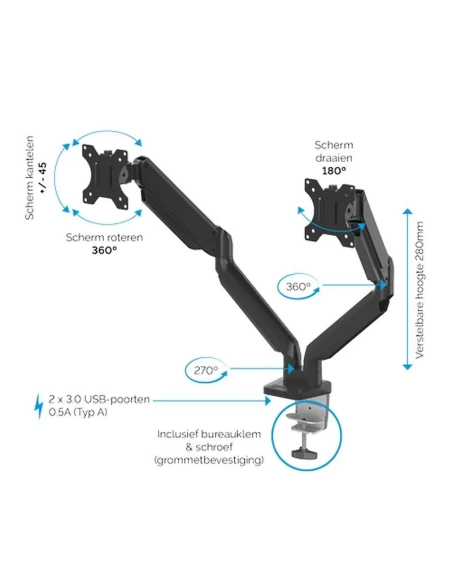 Brazo monitor fellowes