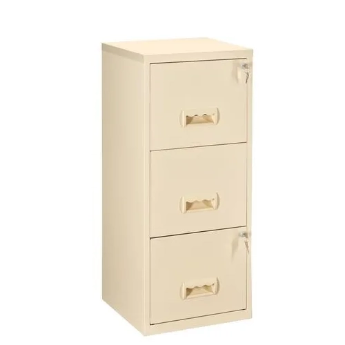 Archivador metalico carpetas colgantes 3 cajones beige