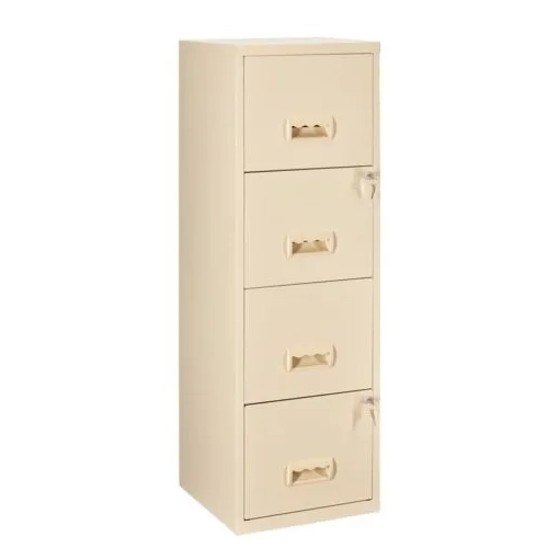 Archivador metalico Budget 4 cajones carpetas colgantes beige