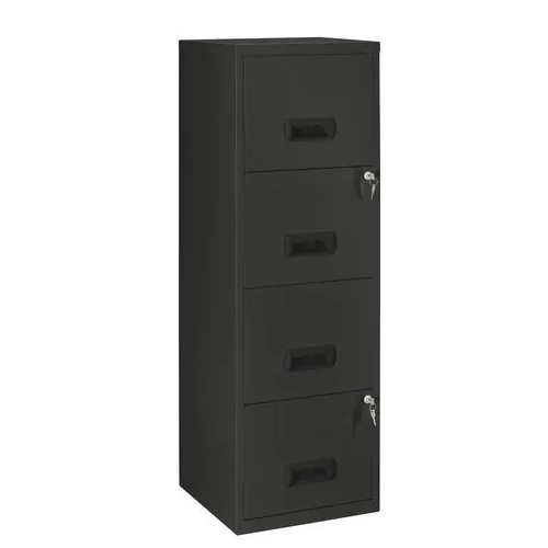 Archivador metalico 4 cajones carpetas colgantes negro