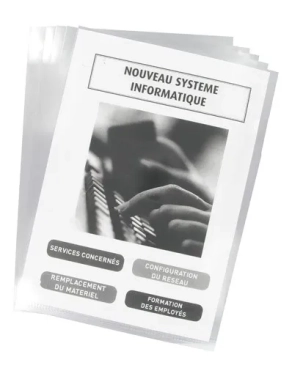 Pack 10 Dossier Uñero Transparente