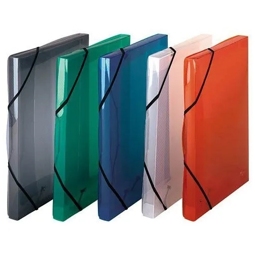 Carpeta gomas con solapas PP 2.5 cm surtidas