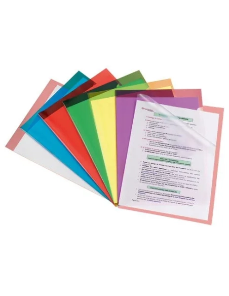 Dossier uñero PVC 200 mc  violeta caja de 100 unidades