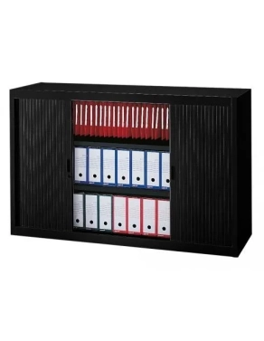 Armario metalico persiana desmontable 100x160cm negro