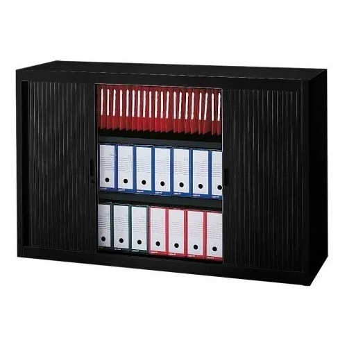 Armario metalico persiana desmontable 100x160cm negro