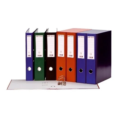 Conjunto 3 archivadores estrechos folio azul