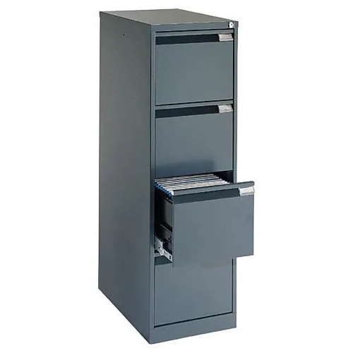 Archivador metalico carpetas colgantes 4 cajones antracita