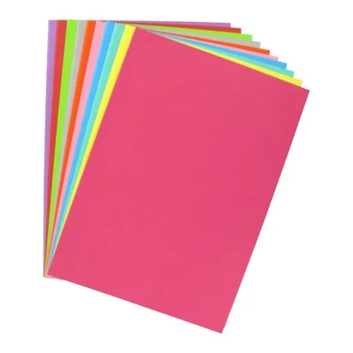 Paquete 100 subcarpetas A4 80 grms surtidas JMB