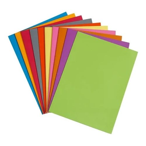 Paquete 250 subcarpetas A4 80 grms surtidas JMB