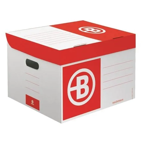 Contenedor de archivo definitivo pequeño burdeos