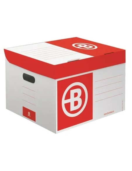 Contenedor de archivo definitivo pequeño burdeos