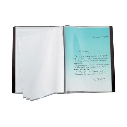 Carpeta 50 fundas negra