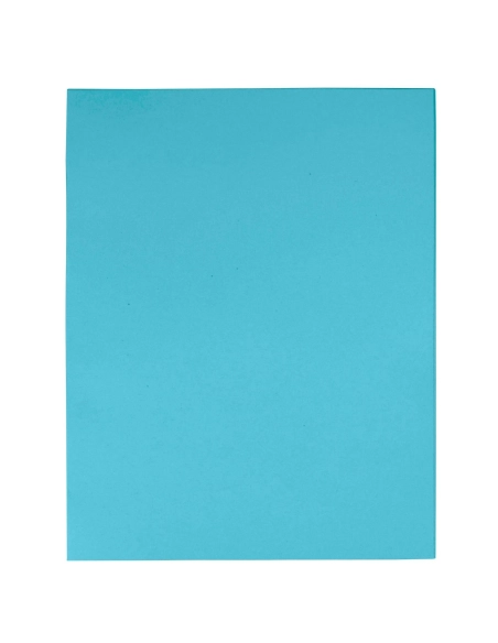 100 carpetas 180gr reciclado Exacompta azul claro