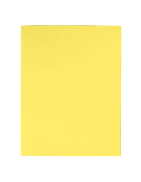 100 carpetas 180gr reciclado Exacompta amarillo