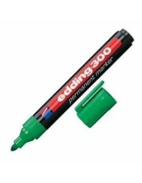 Marcador Edding 300 punta ojiva verde