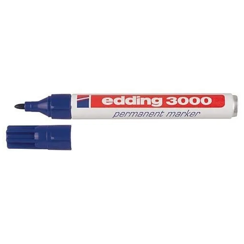 Rotulador permanente Edding 3000 azul