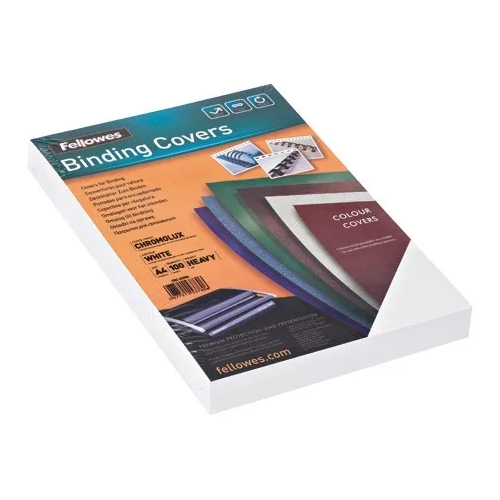 Cubiertas carton brillante para encuadernar blancas