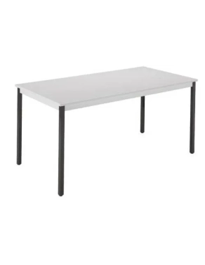 Mesa Eco 160 x 80 Gris patas negras