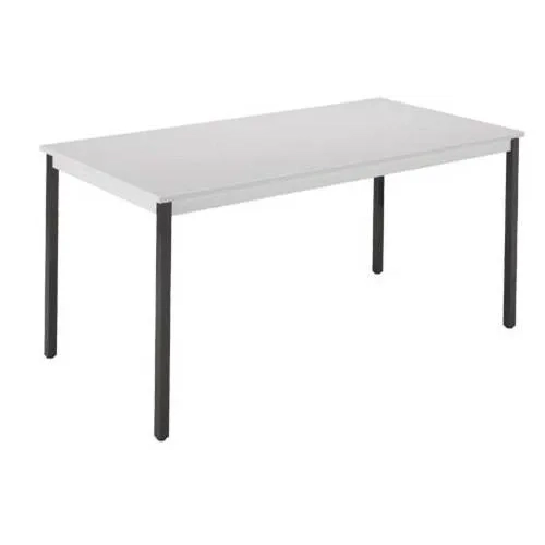 Mesa Eco 160 x 80 Gris patas negras